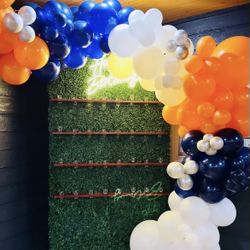 Champagne Wall ! Balloon Garlands , Led Signs & More !  @WALLNOUT_HTX 