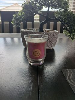 Handmade Rose and Jasmine candle