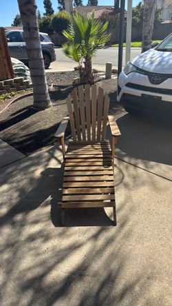 Adirondack chair and lounge combo