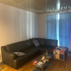 Leather Grey Sofas
