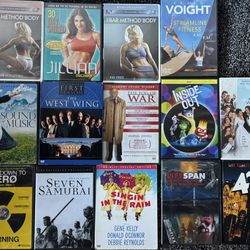 DVDs $5/each