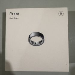 Oura Ring 4 - Silver - Size 9 Brand New