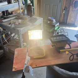 Extension Cords And Four Lights 