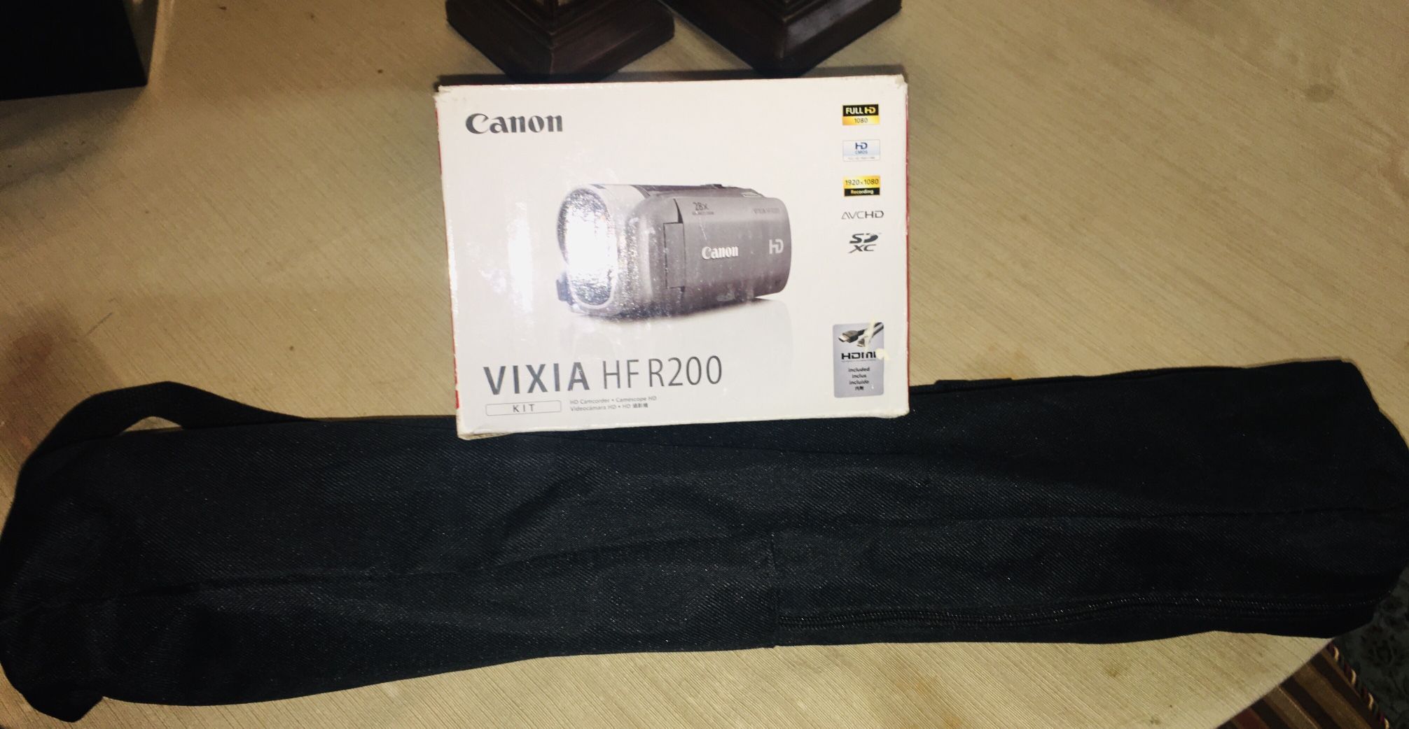Cannon Video Camera & Tripod