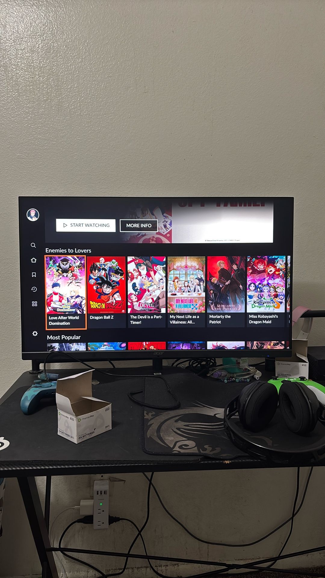 Acer 31.5 Inch Qhd Gaming Monitor 