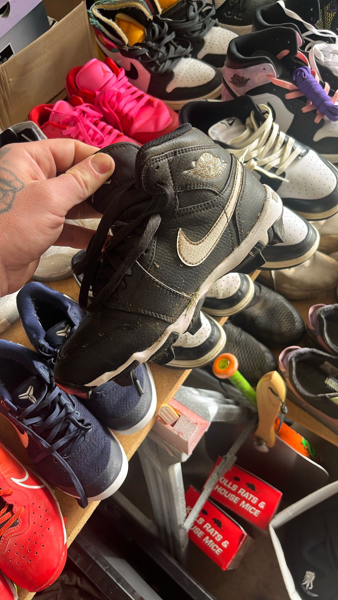 Jordan 1 Football Cleats 4y