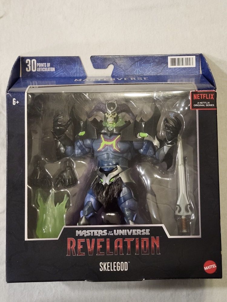 MASTERS OF THE UNIVERSE. REVELATION. SKELEGOD 7 " ACTION FIGURE.
