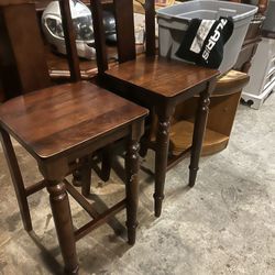 2 Wood Bar Stools (Fayettville Ga 