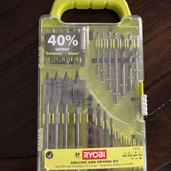 Ryobi Drill Bit Set