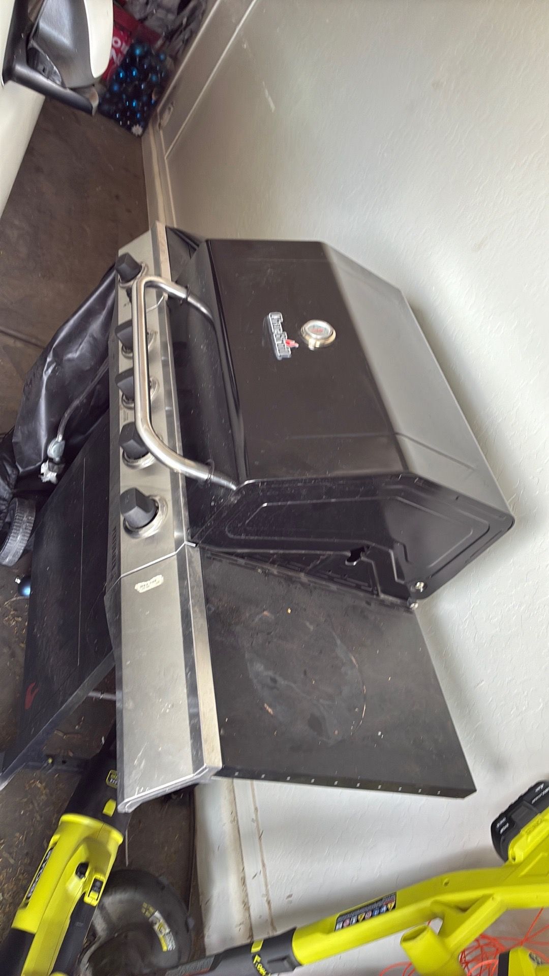 Grill with propane tank nothing wrong with we have two and only need one