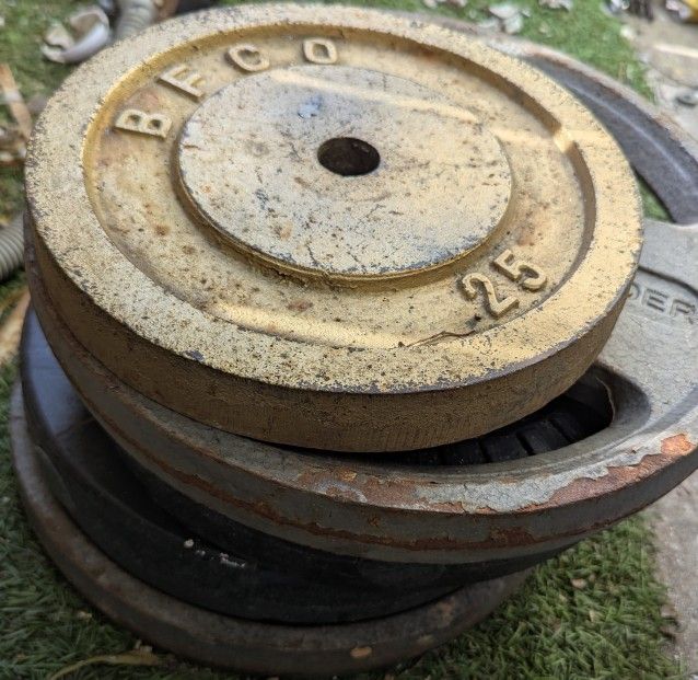 Assortment Of Lifting Weights
