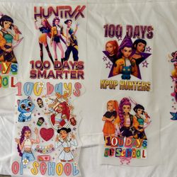 100 Days Of School Shirts Available 