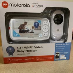 #63 Motorola 4.3” WiFi Video Baby Monitor