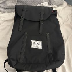Herschel Retreat Backpack, Black/Black, Classic 19.5L