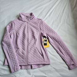 Avia Women's Quilted Jacket With Thumbholes, New With Tags