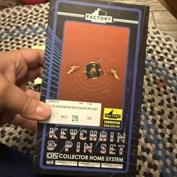 Flash Keychain & Pin Set - New 