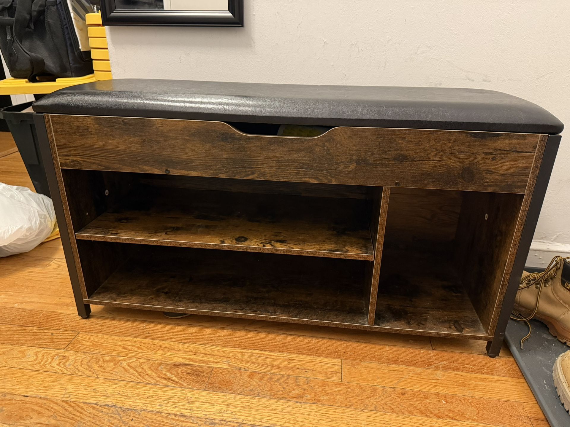 Shoe Bench, Lift Top Shoe Storage Bench