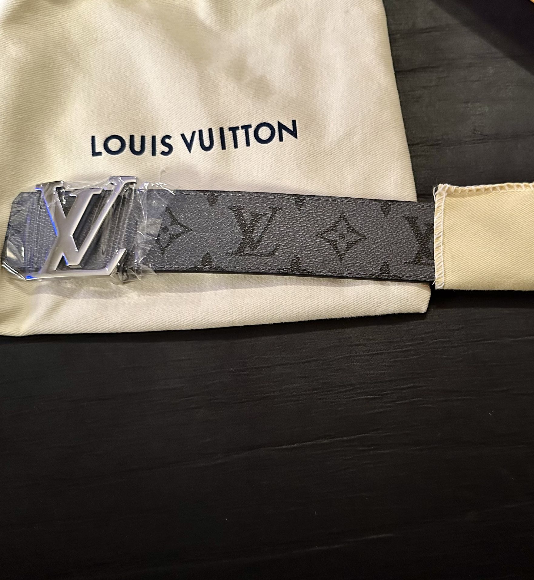 Gray LV Belt Size 32