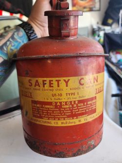 Vintage Eagle type 1 safety can 1 gallon