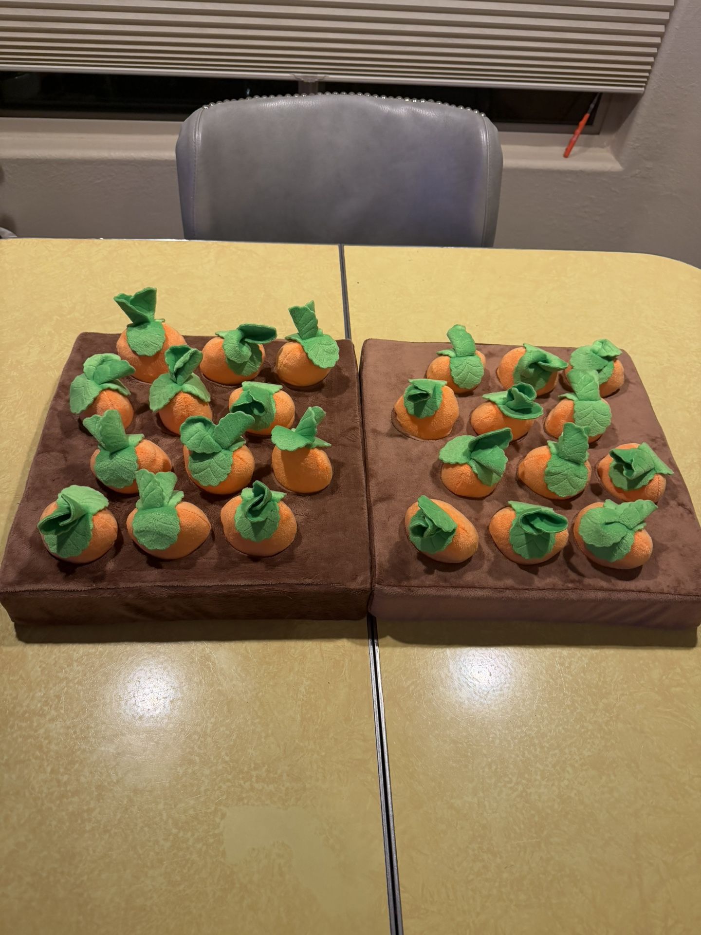 Unique Plush Dog Treat Finding Toy. Brand New. Two Trays. 