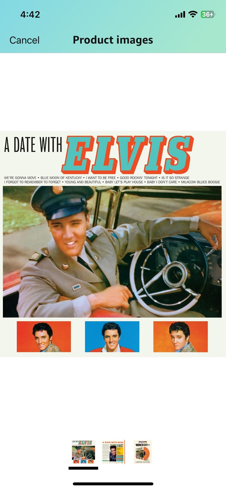 PresleyElvis Presley A Date With Elvis Color vinyl, Import