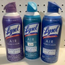 Lysol Air Sanitizer Simple Fresh Scent $5 Each