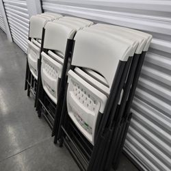 LIFETIME 12 chairs And 2 Tables LIKE NEW