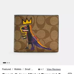Coach X Jean Michael Basquiat 3 In 1 Wallet 