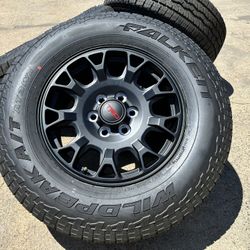18" Toyota Tacoma 4Runner TRD Pro OEM wheels rims 2025 2026 FALKEN 265/70/18 