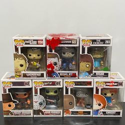 7 Horror Funko Pop Bundle - Michael Myers, Leatherface, Sam + More!