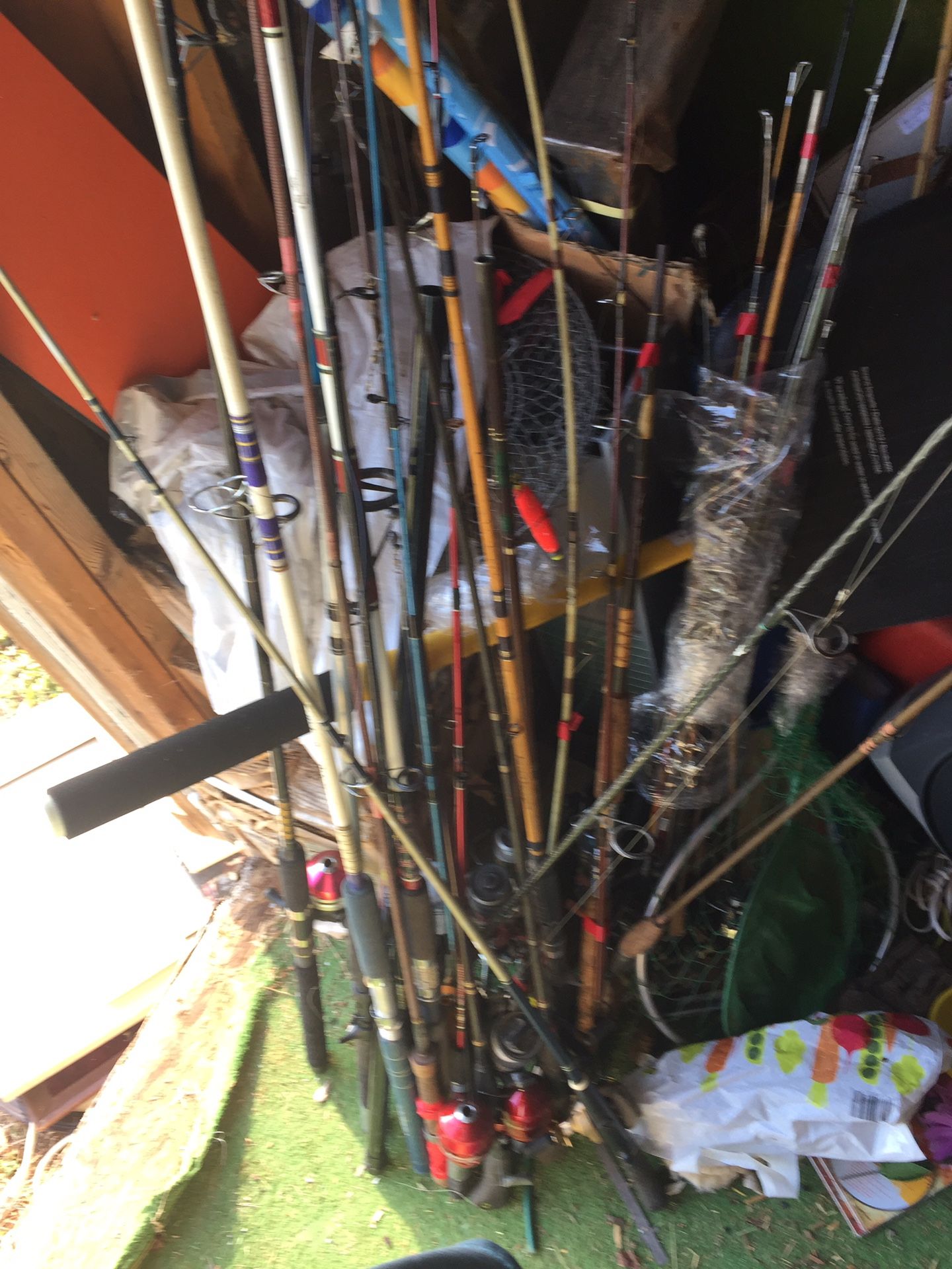 Fishing rods for sale lots of them