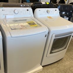 LG Top Load Washer And Dryer Set 