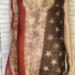 Stars & Stripes Wrap Cardigan 