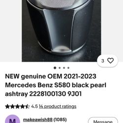 Mercedes Benz Portable Ashtray 