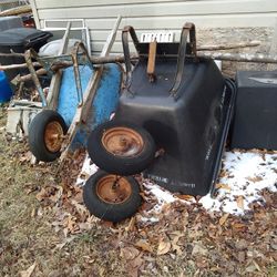 WHEEL BARROW PARTS.   80 BUCKS