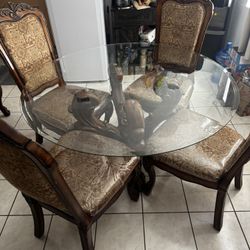 Glass Dinner Table
