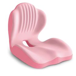 Pink Ergonomic Office Seat Cushion