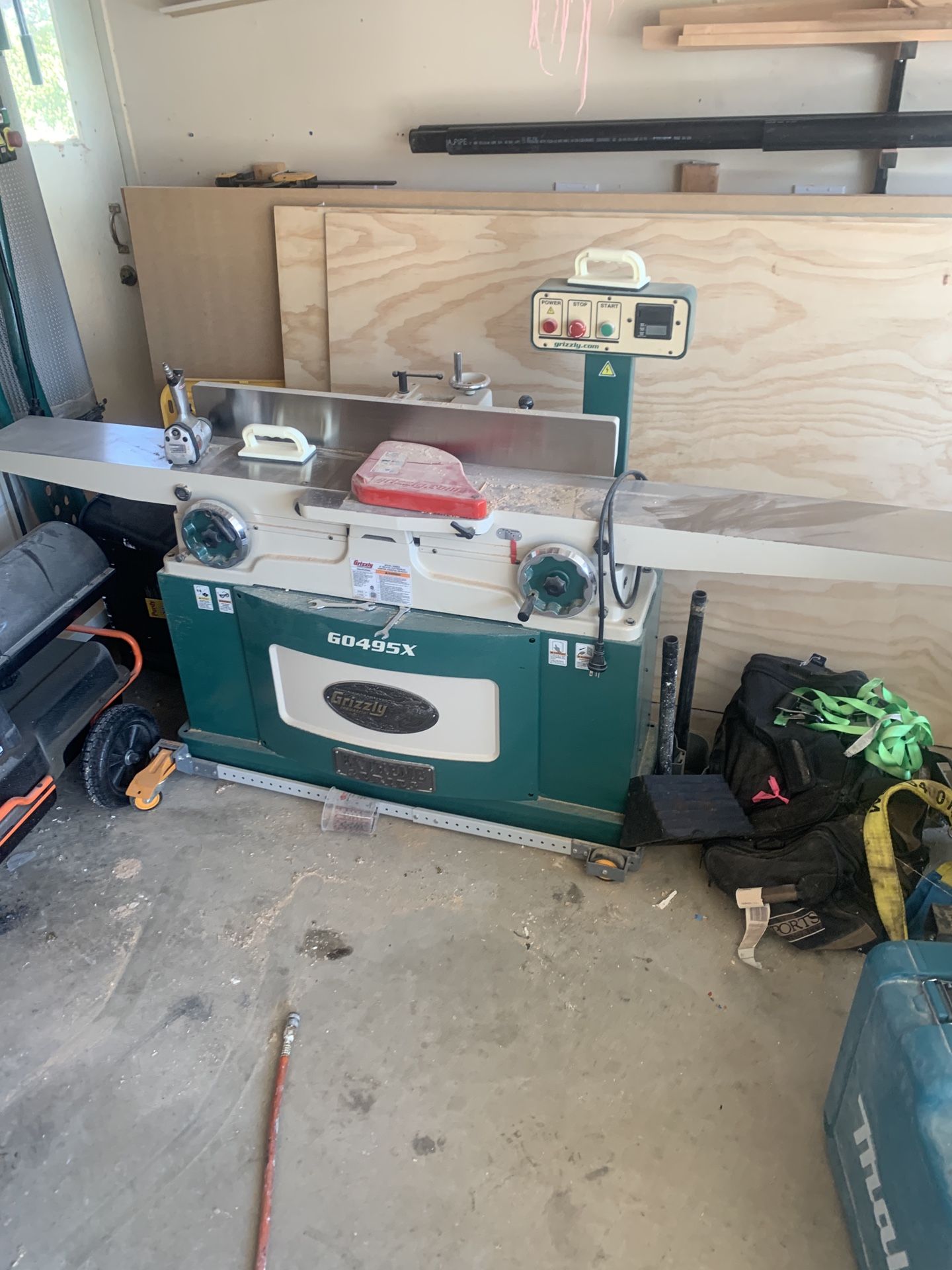 Grizzly G0495x Spiral Head Jointer