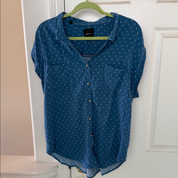 Floral button down blouse