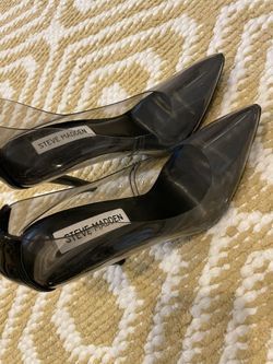 Steve Madden Monica 6- Clear Pumps