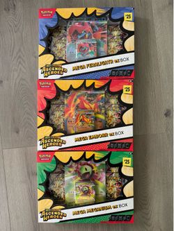 Ascended Heroes- Feraligtr, Emboar, Meganium