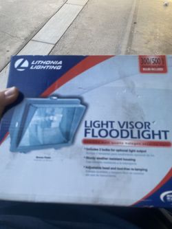 300-Watt Or 500-Watt Quartz Outdoor Halogen