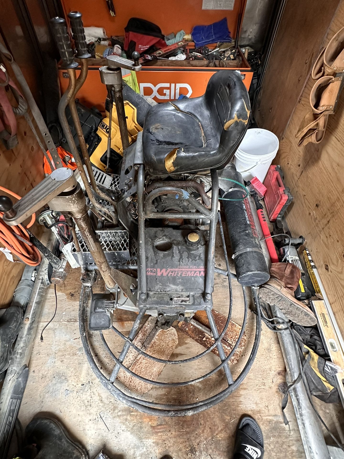 concrete finishing double trowel machine 36in