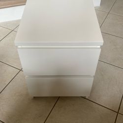 Queen IKEA Bed Frame and Night Stand for Sale