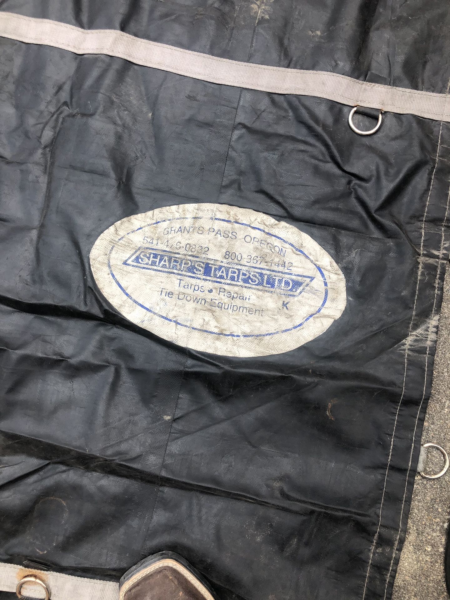 Tarps, tie down tarp for loaded equipment and material for Sale in