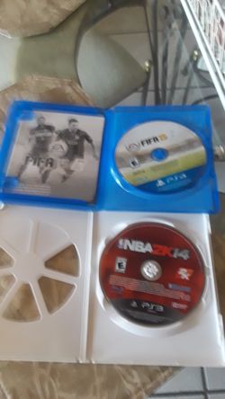 PS4 AND PS4 FIFA 15 & NBA 2K14