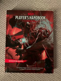 Dungeons & Dragons 5th Edition Players Handbook Hardcover Rulebook