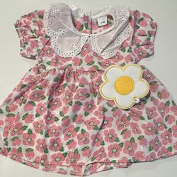 Baby Dress Pink Roses 