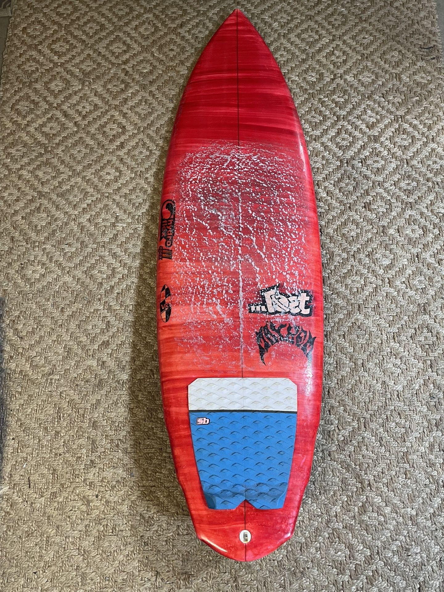 5’8” Lost V3 rocket Surfboard