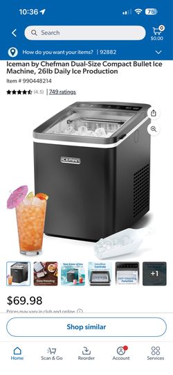 Countertop ice maker